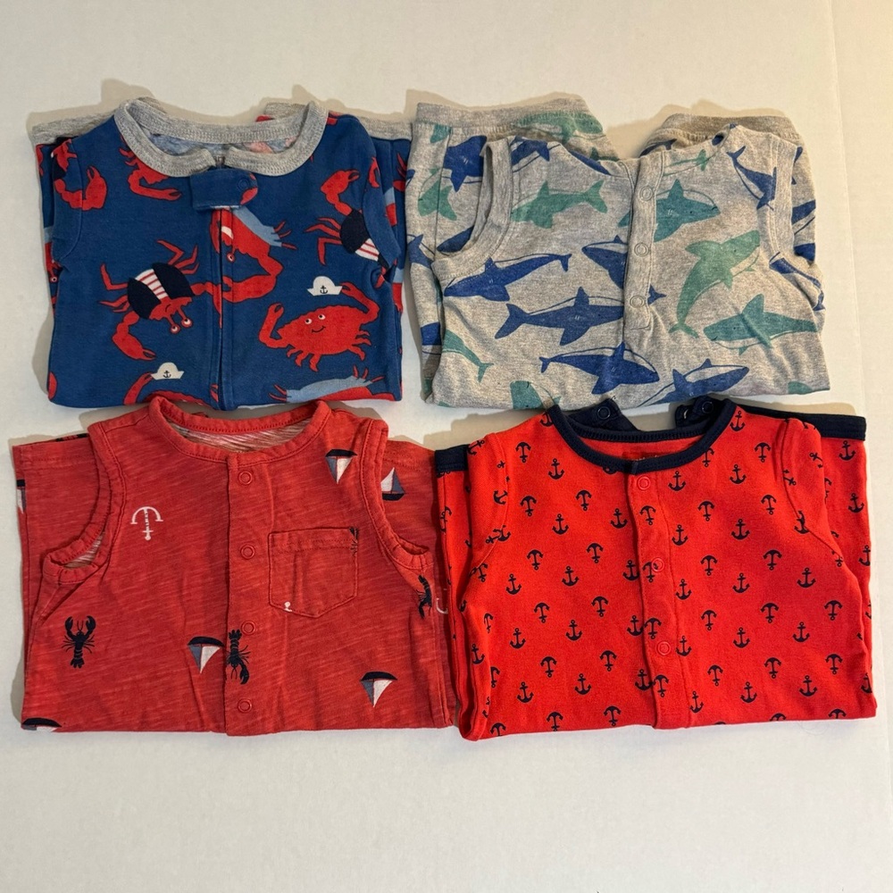Carter’s and Just for u by Carter's 4 rompers